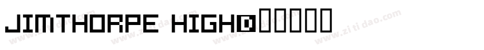 JimThorpe High字体转换